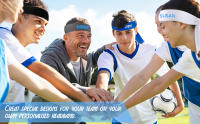 Diadema Deportiva Unisex EWENSOO 12 Piezas Absorbente de Sudor y Transpirable para Baloncesto Correr Tenis Karate Athletics - details 4