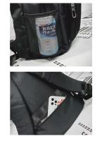 Mochila de viaje multifuncional, ligera, de gran capacidad, Unisex, con estampado de letras, impermeable, bolso escolar para deportes al aire libre - details 11