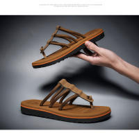 Nuevas chanclas de los hombres antideslizantes desgaste exterior zapatillas eva de los hombres casual playa zapatillas frescas - details 21