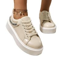 Zapatos planos informales con cordones para mujer, zapatillas de moda - details 0