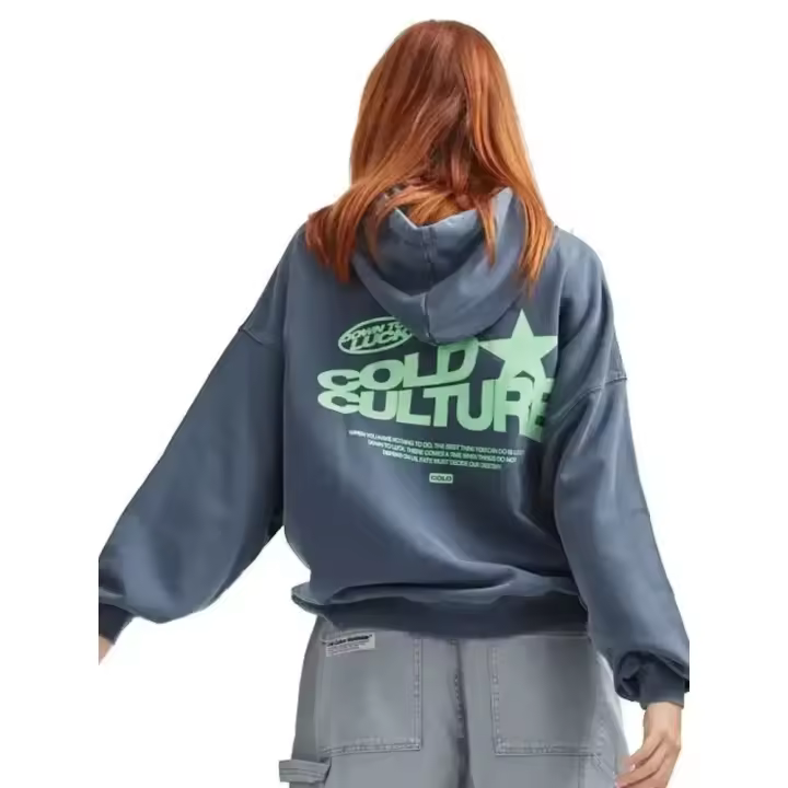 Gran Haruku Hip Hop patrón de letras cultura fría hombres y mujeres punk rock calle pareja suéter Sudadera con capucha - 1