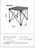 Mesa de camping multifunción parrilla plegable al aire libre Portátil - details 1