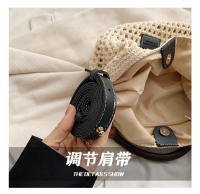 Bolso tejido de playa de vacaciones junto al mar nuevo bolso de punto hueco para mujer bolso de gran capacidad para las axilas del hombro - details 2