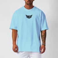 Gym Bodybuilding Fitness Muscle Tops Plus Big Size Shirt Summer Mesh Breathable Quick Dry Loose Short Sleeve Oversized T-shirt - details 5