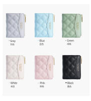 Cartera Corta y Delgada con Múltiples Ranuras Color Sólido Elegante para Chicas - details 17