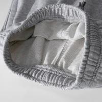Novedad de verano, pantalones cortos deportivos holgados de algodón de Color sólido para hombre, ropa de calle, pantalones cortos rectos con cordón Simple para hombre - details 6