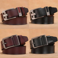 Cinturón de piel de vaca auténtica para hombre, cinturón Vintage de piel de vaca con hebilla de 2023 Pines, 120, 130, 140, 150, 160, 170cm - details 0