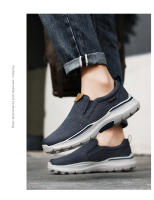 Primavera y verano nuevos mocasines de un pedal de gran tamaño zapatos casuales de manga transpirable de lona zapatos de conducción sueltos perezosos - details 0