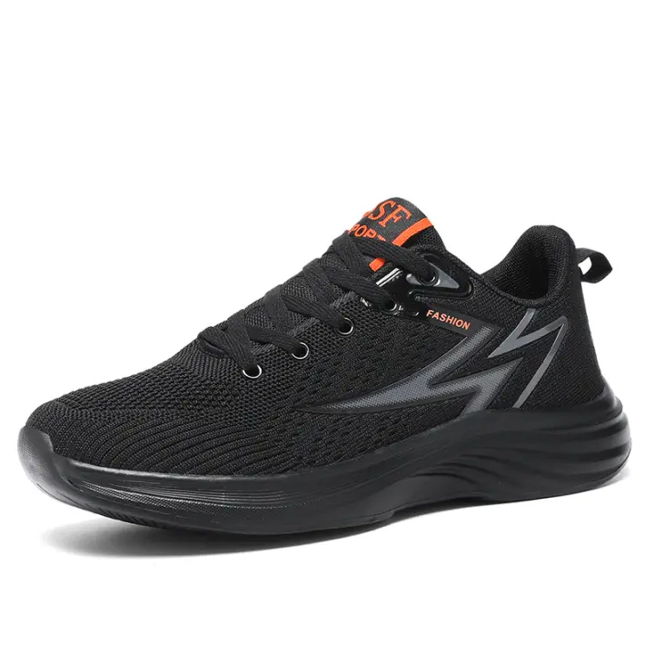 Zapatos para correr casuales ligeros y transpirables Calzado deportivo tejido con mosca para hombres y mujeres - 1