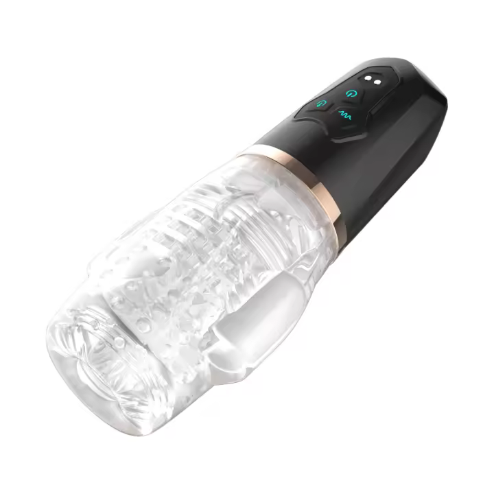 Masturbador Chupador Automático para Hombres Bomba para el Pene con 5 Succión y 10 Vibraciones, Acariciador Masculino Resistente al Agua, Juguetes Sexuales para Adultos - 1