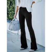 Pantalones acampanados de cintura alta para mujer Nylon cómodo y elástico con estilo Haraku - details 16
