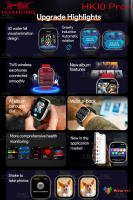 2025 Nuevo HK10 PRO+ Plus Smartwatch Serie 10 AMOLED 1GB Memoria Brújula AI Asistente de voz Compatible con Android IOS Serie 10 Smartwatch - details 1