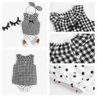 -Conjunto de Ropa de Algodón para Niñas, conjunto de Ropa con Impresión de lino, Verano, 2 piezas - details 6