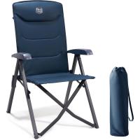 Jardín Plegable Portátil de Alta Resistencia Respaldo Alto Silla Reclinable de 4 Posiciones para - details 0