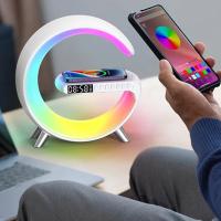 Reloj despertador inteligente con luz LED, cargador inalámbrico multifuncional, Altavoz Bluetooth, Control por aplicación - details 13