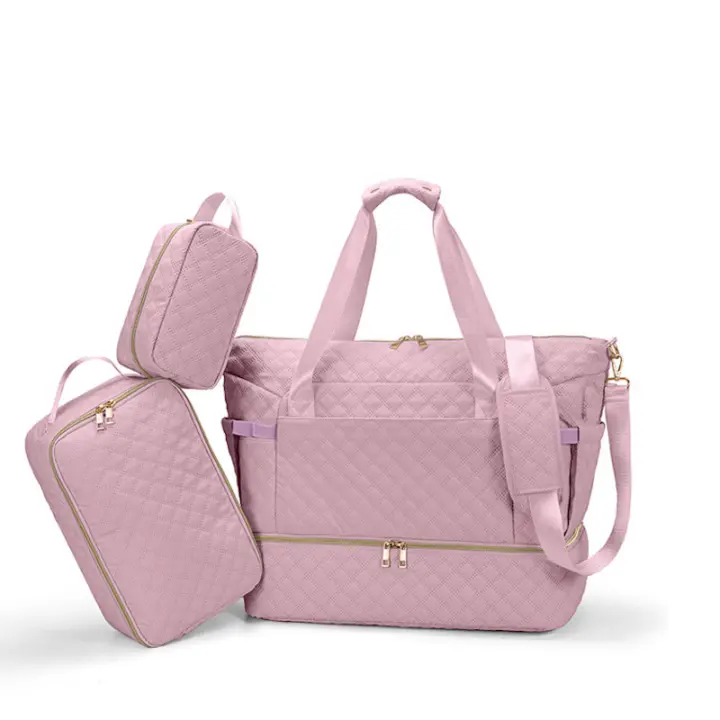 Bolsas de pañales para bebé, mochila de maternidad de viaje para mujer, bolsos cambiantes al aire libre, bolsos de hombro para mamá de moda, 3 unids/set - 1