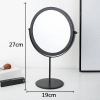 Espejo de maquillaje de escritorio para mujer, espejo de tocador para el hogar, portátil, grande, pequeño, para estudiantes - details 0