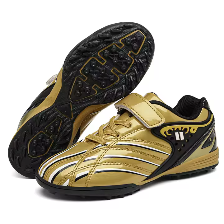 Zapatos de fútbol de césped para niños y niñas, tacos de fútbol para interiores y exteriores, zapatos de fútbol para jóvenes - 1