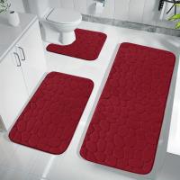 Juego de 3 Alfombras de Baño de Almohadilla de Grijear Suaves y Cómodas para Uso en Baños - details 7