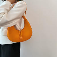 Bolso tote de moda para mujeres Bolso de lujo de medio cuarto Luna bolso de hombro de marca para damas Bolso de axila de cuero PU y monedero - details 23