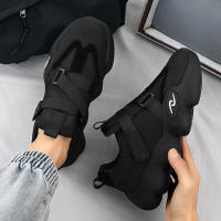 Zapatos deportivos y de ocio para hombres versión coreana zapatos para hombres Velcro moda personalizada zapatos bajos de moda versátiles - details 4