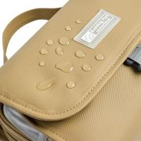 Bolsa de artículos de tocador separada en seco y húmedo de gran capacidad, bolsa de cosméticos grande impermeable desmontable, bolsa colgante plegable - details 4