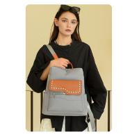 Mochila retro de cuero suave para mujer, nuevo estilo, moderna mochila de moda para damas, mochila escolar de gran capacidad - details 6
