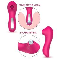 Succionador de clítoris, vibrador de succión de vagina, estimulador de vacío de clítoris femenino ​ Juguetes sexys para pezones para adultos 18 producto masturbador para mujeres - details 3
