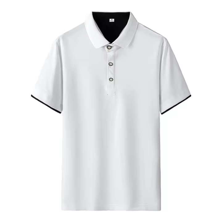 Polo de algodón 2025 para hombre, camiseta de manga corta transpirable, informal, a la moda, novedad de verano, 100% - 1