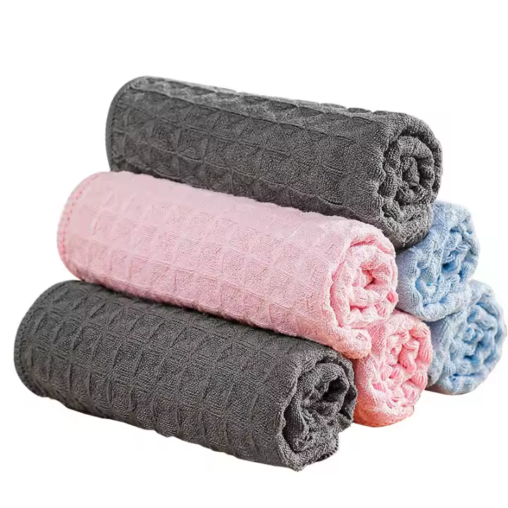 RUIPTSKE Toallas de Mesa de Microfibra Suaves y Absorbentes Juego de 6 Resistente a la Decoloración - 1