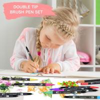 72 bolígrafos de doble punta para colorear, marcadores de arte para escritura de diario para colorear para adultos - details 4