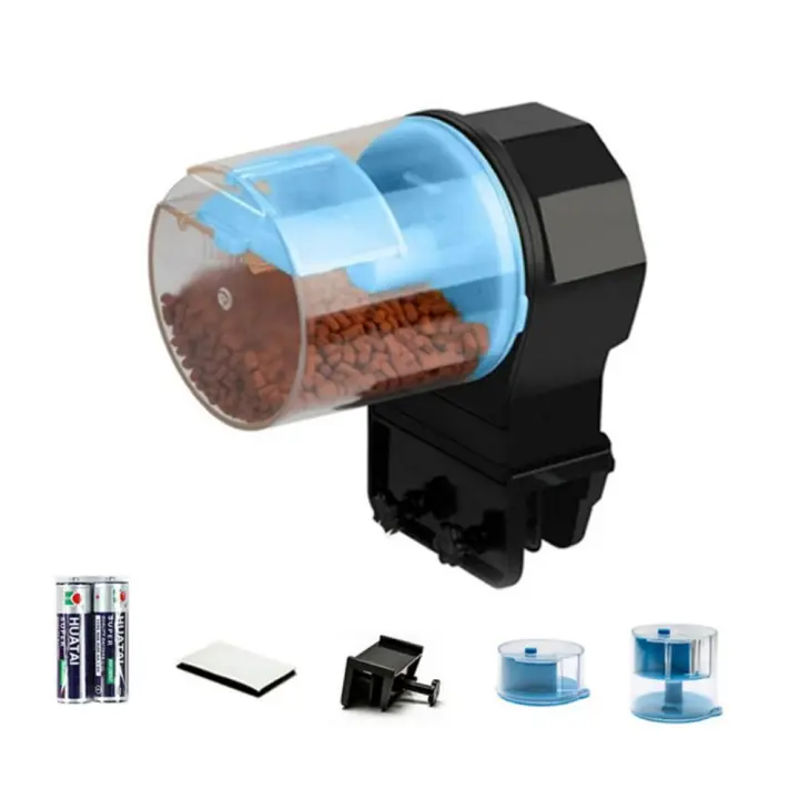 Temporizador con batería inteligente para camarones y tortugas, Alimentador automático, accesorios para peceras, herramienta de alimentador de peces, dispensador de alimentación de peces - 1
