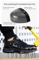 Zapatos De Seguridad Para El Trabajo Con Cojín De Aire Para Hombre Y Mujer, Zapatillas De Trabajo Transpirables, Con Punta De Acero, Calzado Protector De Seguridad Antiperforación, Verano - details 4