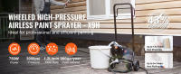 SucceBuy Pulverizador de pintura sin aire con soporte, pulverizador eléctrico de alta eficiencia de 750 W 3000 PSI, pintura fina y uniforme - details 0