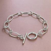 Pulsera de plata de ley  con Clip de papel para mujer, joyería a la moda, regalo de fiesta de boda - details 1