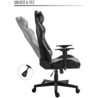 Silla de Racer Ergonómica Profesional para Juegos Videográmicos Ajustable en Altura y Inclinable - details 9