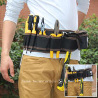 Bolsa de reparación de cinturón de electricistas multicolor, bolsillo de cintura multifuncional, carpintero impermeable, bolsa de herramientas de tela Oxford - details 6