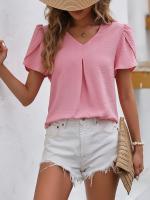 Camisa y blusa de verano para mujer, Tops femeninos Vintage sencillos y baratos con estilo, económicos con informal juvenil elegante M Xxl - details 6