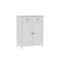 Bath Vida Priano - Armario de Almacenamiento para Cuarto de baño, Cesta de Madera, Color Blanco - details 17