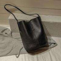 Bolso de hombro Vintage de gran capacidad para mujer, bolso cruzado informal de cuero PU, Color sólido, bolso de compras con asas - details 25