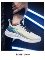 Zapatos deportivos para correr de gran tamaño para hombres de primavera y verano zapatos casuales ultraligeros que absorben los golpes de la aptitud del rebote del comercio exterior de los hombres - details 8