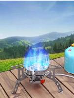 Estufa de Camping de Gas a Prueba de Viento 6800W, Enchufe de Tanque, Enciende con Piezo, Portátil y Plegable - details 1
