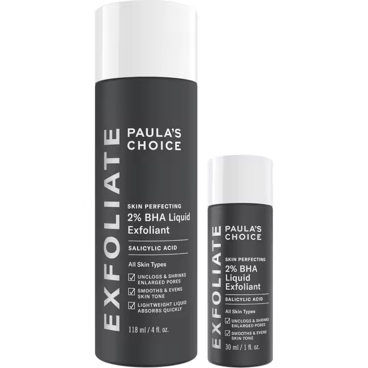 Paula's Choice SKIN PERFECTING 2% BHA Exfoliante líquido de ácido salicílico-exfoliante facial para puntos negros, poros agrandados y arrugas - 1