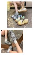 Zapatos informales De malla para mujer, zapatillas Retro transpirables De suela gruesa, De entrenamiento, para verano - details 66