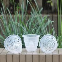 Maceta transparente de orquídeas de 10/12/15cm, macetas de orquídeas transpirables ranuradas de plástico, macetas para plantas, decoraciones de jardín y jardín - details 5