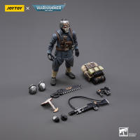 JOYTOY 1/18 Figura de acción 40K Astra Militarum 
 Death Korps of Krieg Veteran Squad Sargento Reedición Colección de anime Modelo militar - details 2