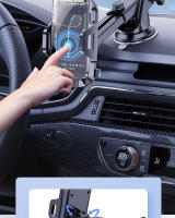 Soporte para teléfono móvil, accesorio para automóvil con salida de aire, soporte para teléfono con ventosa para automóvil con clip estabilizador mejorado 2024 y rotación de 360 ° soporte para teléfono móvil con liberación - details 9