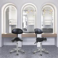 Taburete ergonómico para Esteticista para salón, Tatuaje, SPA, médico, Dentista (con Respaldo Ajustable, Negro) - details 2