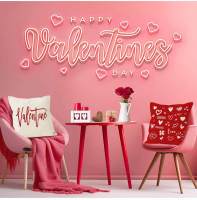 Funda de almohada con estampado de letras del Día de San Valentín, funda de almohada con estampado de línea de amor, decoración festiva para sofá y fiesta - details 6