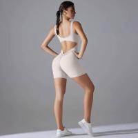 Body sin mangas para mujer, ropa elástica de una pieza, ropa de gimnasio, ropa deportiva - details 4